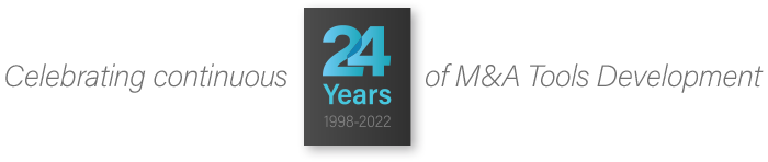 M&A Tools 24 Years developing